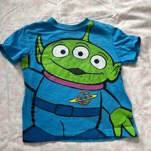 Disney Blue & Green Alien Graphic Kids T-Shirt